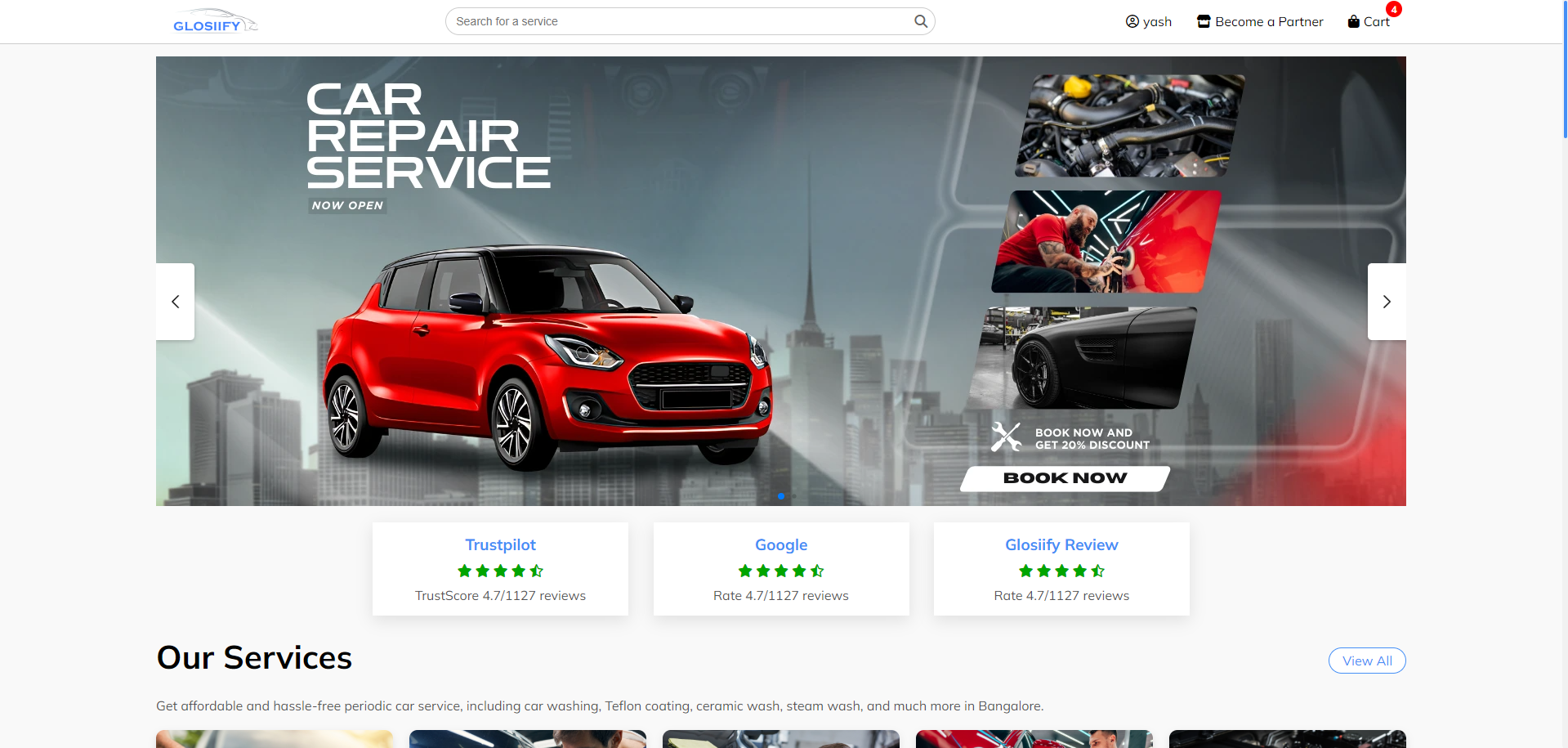 Ecommerce Website Development by Sayi Webbook